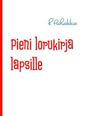 cover image of Pieni lorukirja lapsille
